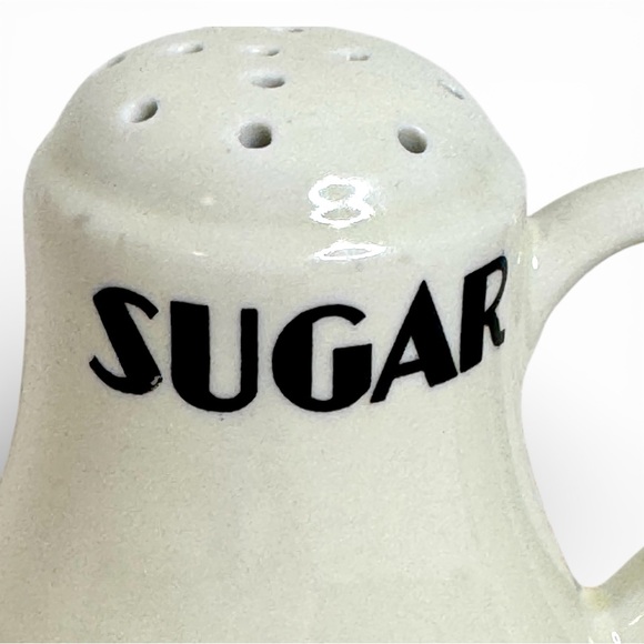 Vintage Hall China Morning Glory Sugar Flour Shakers Set Handles Floral Kitchen - Picture 2 of 8